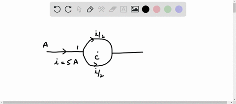 a-straight-conductor-carrying-current-i50-a-splits-into-identical-semicircular-arcs-as-shown-in-fi-2-94641