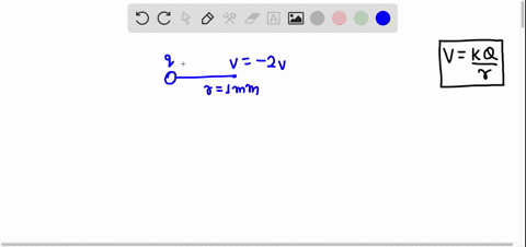 what-are-the-sign-and-magnitude-of-a-point-charge-that-produces-a-potential-of-200-v-at-a-distance-o-94184
