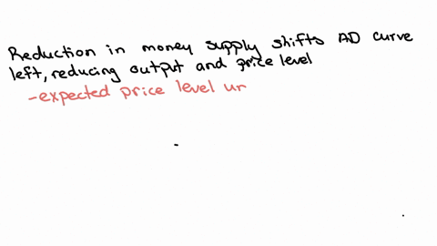 what-are-the-short-run-and-long-run-effects-of-an-anticipated-decrease-in-the-money-supply-in-the-misperceptions-model-what-happens-to-output-the-price-level-and-the-expected-price-level-in-both-the-2