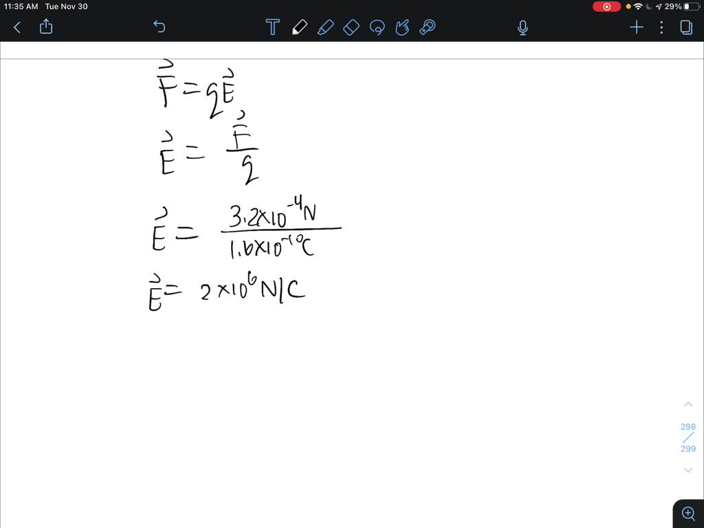 SOLVED A droplet of ink in an industrial inkjet printer carries a charge of 1.6 × 10^10C and