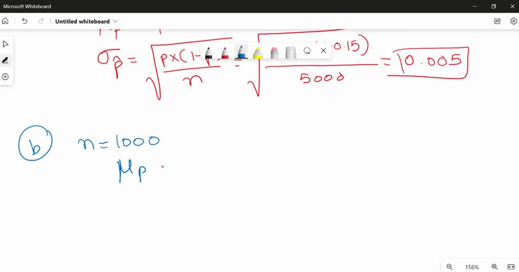 SOLVED Consider a sampling distribution with p=0.15 and samples of