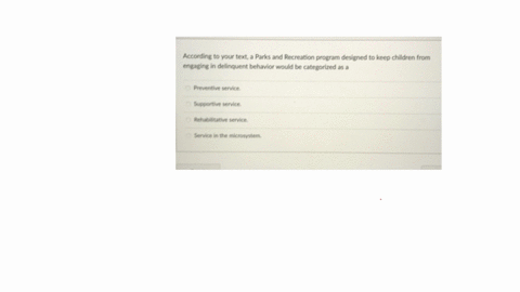 according-to-your-text-a-parks-and-recreation-program-designed-to-keep-children-from-engaging-in-delinquent-behavior-would-be-categorized-as-a-preventive-service-guportint-senter-rehabilitative-servic
