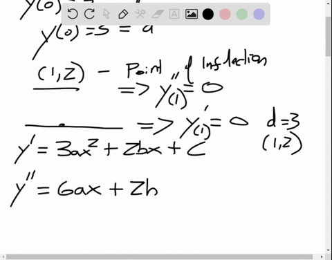 make-the-curve-yax3bx2cxd-pass-through-0-3-and-have-at-1-2-a-point-of-inflection-with-a-horizontal-tangent