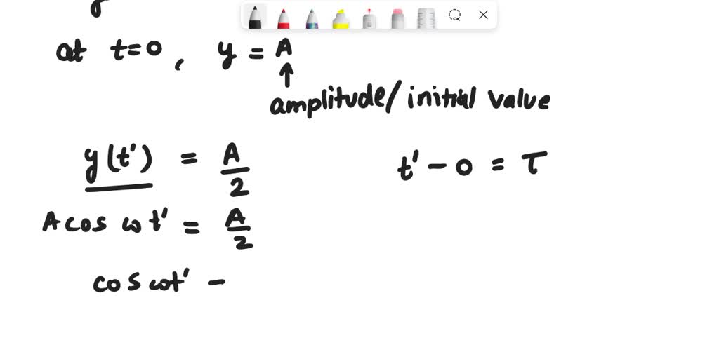 Solved express as a function of the time interval needed for the