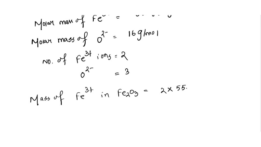 SOLVED Complete the table below for calculating the molar mass of the