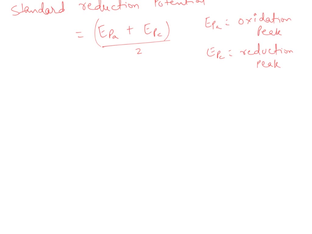 SOLVED Transient cyclic voltammetry is a very powerful technique to