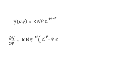 a-model-for-the-yield-y-of-an-agricultural-crop-as-a-function-of-the-nitrogen-level-n-and-phosphorus-level-p-in-the-soil-measured-in-appropriate-units-is-ynp-knpe-n-p-where-k-is-a-positive-c-70966