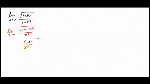 find-the-limit-if-the-limit-is-infinite-enter-or-as-appropriate-if-the-limit-does-not-otherwise-exist-enter-dne-lim-x-sq-root-1-81x6-6-x3-00907