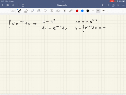 use-integration-by-parts-to-establish-a-reduction-formula-for-the-integral-xne-axdx-xne-ax-2-xne-axdx-xn-2-e-axdx-xne-ax-n-xn-e-axdx-xn-le-axdx-xne-axdx-s-axn-e-ax-na-xn-le-axdx-xne-ax-2-xn-31839