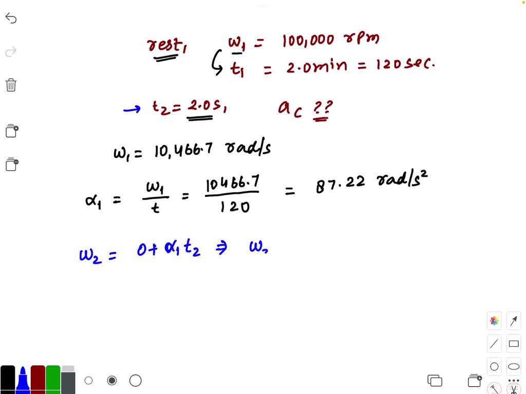 SOLVED An ultracentrifuge accelerates uniformly from rest to 100,000