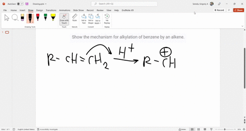 show-the-mechanism-for-alkylation-of-benzene-by-an-alkene-87248