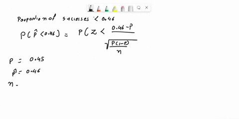 given-population-where-the-probability-of-success-is-p045-calculate-the-probabilities-below-if-sample-of-1000-is-taken-calculate-the-probability-the-proportion-of-successes-in-the-sample-wil-95372