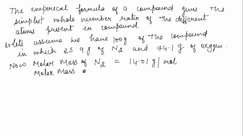 what-is-the-empirical-formula-of-a-compound-that-is-259-nitrogen-and-741-oxygen-45685