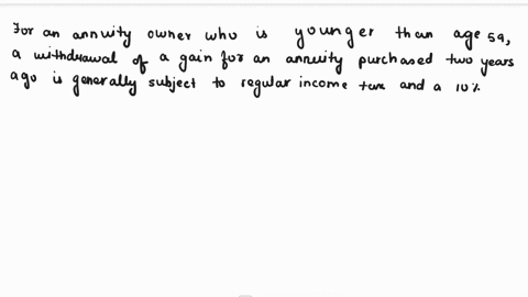 for-an-annuity-owner-who-is-younger-than-age-59-a-withdrawal-of-a-gain-from-an-annuity-purchased-two-years-ago-is-considered-to-be-a-subject-to-an-exclusion-ratio-b-subject-only-to-capital-g-83508