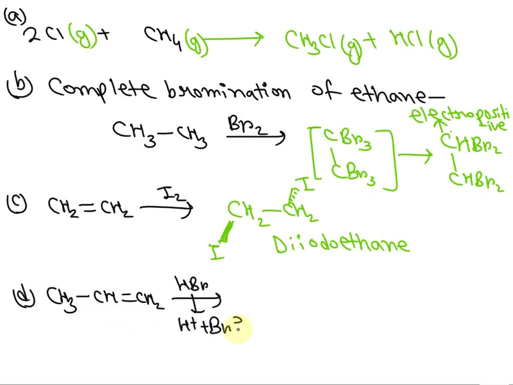 Solved: 5. Using Structural Formulas, Write The Following Equations: A 