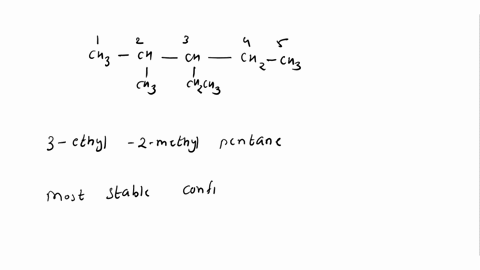 draw-the-newman-projection-of-the-most-stable-and-least-stable-conformers-of-3-ethyl-2-methyl-pentane-viewed-through-the-c2c3-bond-ie-c-2-in-the-front-c-3-in-the-back-please-indicate-which-o-96342