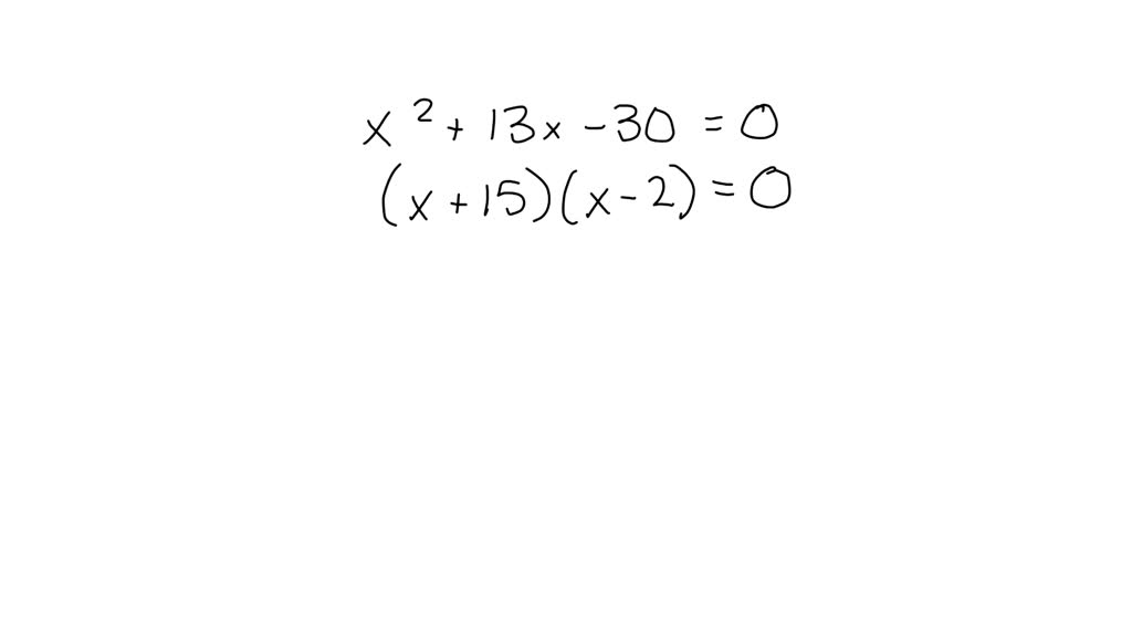 SOLVED 10 The Area Of A Rectangle Is Given As X2 13x 30 A solved-10-the-area-of-a-rectangle-is-given-as-x2-13x-30-a