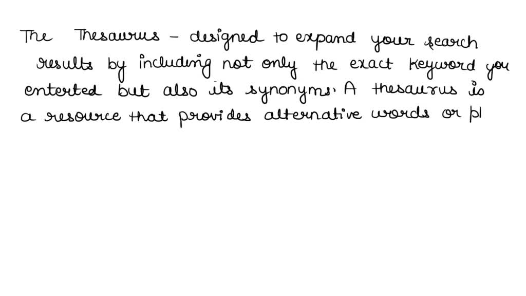 SOLVED Which Search Option returns all documents containing the