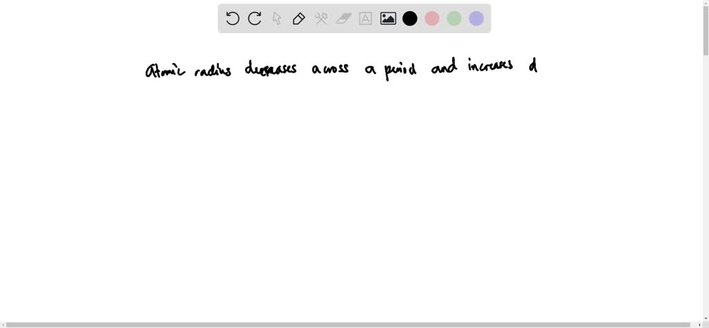 SOLVED: Rank elements from largest atomic radius to smallest atomic