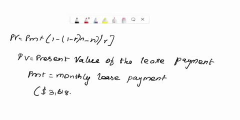 on-june-1-2021-florida-national-leased-a-building-the-lease-agreement-calls-for-florida-national-to-make-lease-payments-of-361818-each-month-for-the-next-two-years-with-the-first-lease-payme-86035
