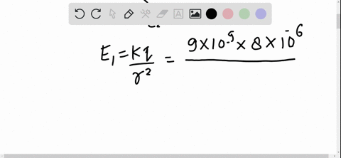 ii-determine-the-magnitude-and-direction-of-the-electric-field-at-a-point-midway-between-a-80muc-and-a-58muc-charge-60-cm-apart-assume-no-other-charges-are-nearby-2