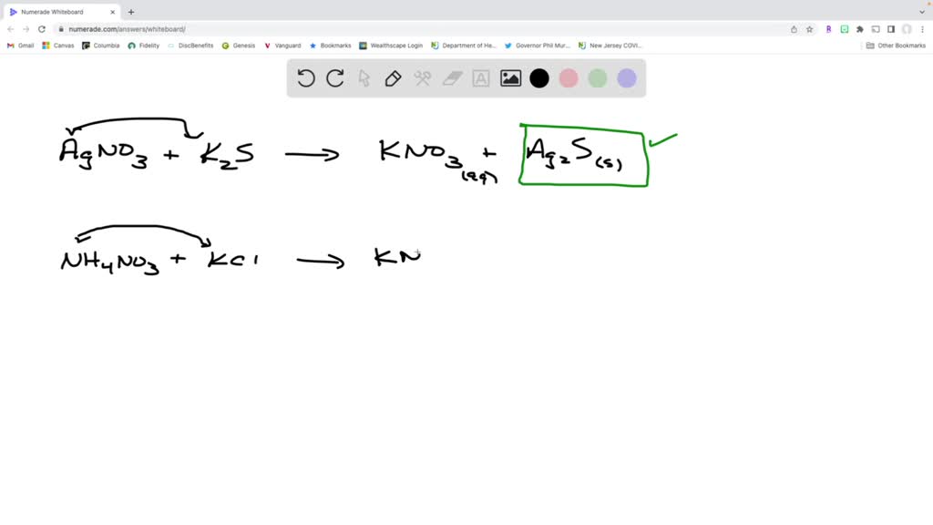 SOLVED Does Silver Nitrate and Potassium Sulfide precipitate when