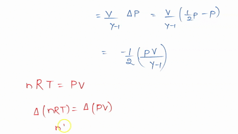 two-moles-of-an-ideal-gas-at-temperature-to-300-k-was-cooled-isochorically-so-that-the-pressure-was-reduced-to-half-then-in-an-isobaric-process-the-gas-expanded-till-its-temperature-got-back-to-the-in