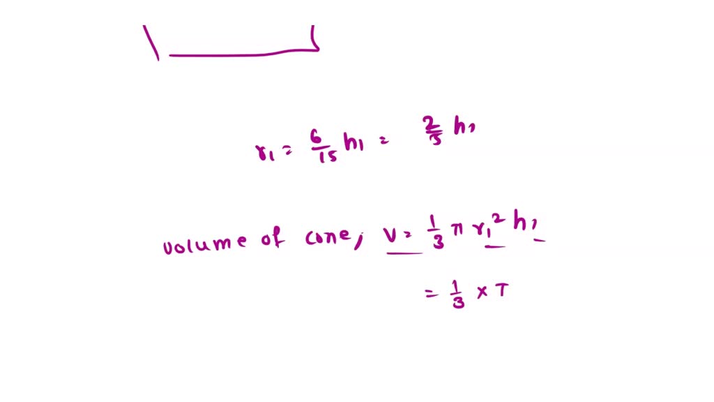 SOLVED "8. Find the amount (mass) of icecream in the icecream cone