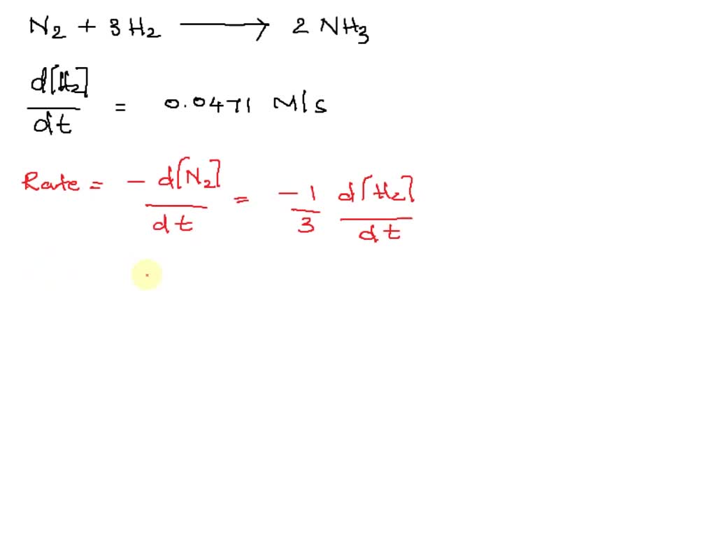 solved-consider-the-reaction-n2-g-3h2-g-2nh3-g-suppose-that-a