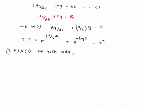 solve-the-following-initial-value-problem-tdydt9y5t-with-y18y18-find-yy-as-a-function-of-tt-y-21545