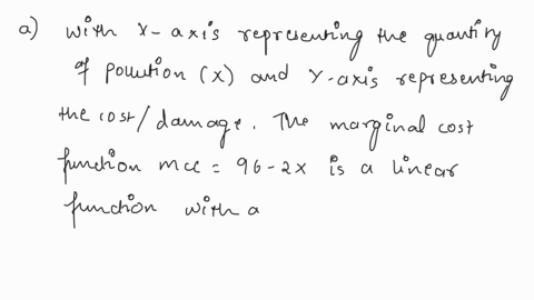 1-suppose-a-societys-marginal-control-cost-function-is-mcc-96-2x-and-its-marginal-damage-function-is-md-2x-where-x-is-the-amount-of-pollution-produced-a-graph-these-two-functions-on-the-same-32263