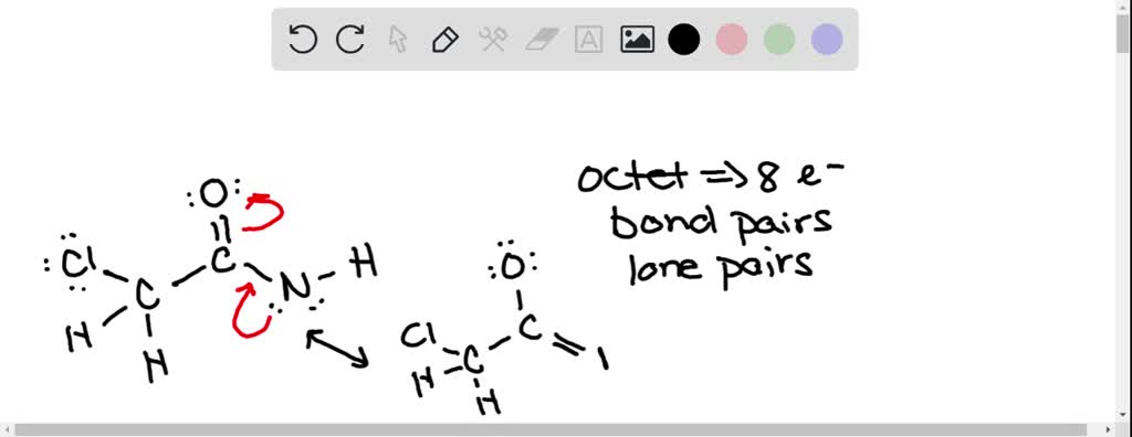 SOLVED: An incomplete Lewis structure Is shown below: The structure ...