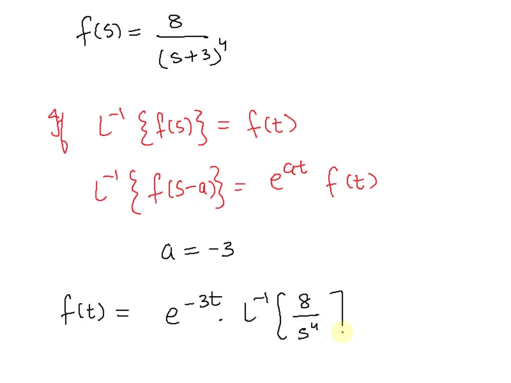 SOLVED: Inverse Laplace transform of F left parenthesis s right parenthesis  equals fraction numerator k s over denominator left parenthesis s squared plus  1 right parenthesis left parenthesis s squared plus n