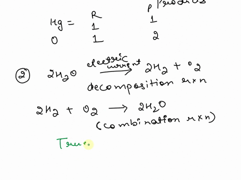 q1-write-chemical-equation-for-the-following-reaction-when-solid-mercury-ii-oxide-is-heated-liquid-mercury-and-oxygen-gas-are-produces-q2-by-passing-electric-surrent-through-whater-h2-and-o2-16038