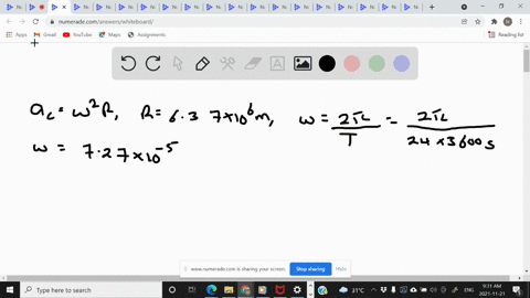 020-part-1-of-2-100-points-the-radius-of-the-earth-is-about-637-x-106-m-a-what-is-the-centripetal-acceleration-of-a-point-on-the-equator-answer-in-units-of-ms-021-part-2-of-2-100-points-b-wh-18591
