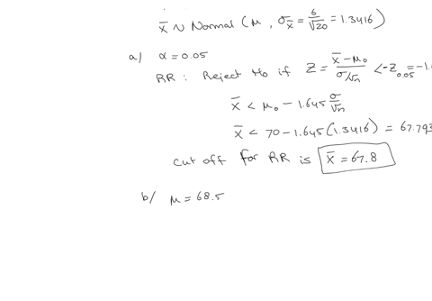 to-test-ho-70-versus-h-p-70-simple-random-sample-of-size-n-20-is-obtained-from-a-population-that-is-known-to-be-normally-distributed-and-the-sample-standard-deviation-is-found-to-be-6-comple-09087