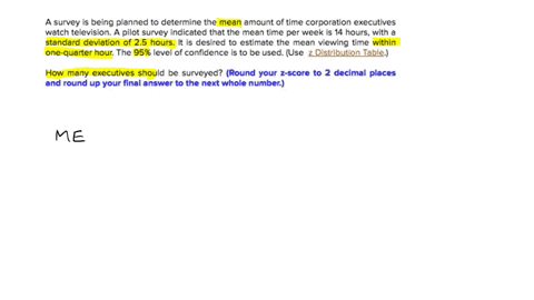 a-survey-is-being-planned-to-determine-the-mean-amount-of-time-corporation-executives-watch-television-pilot-survey-indicated-that-the-mean-time-per-week-is-14-hours-with-standard-deviation-17636