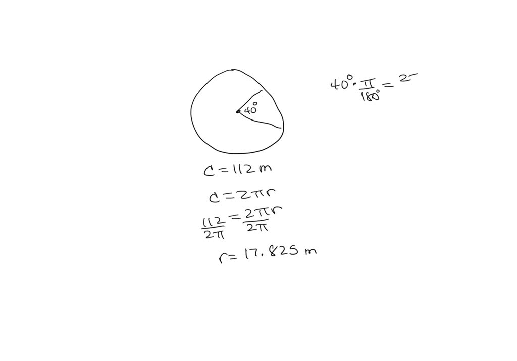 SOLVED: You plan to design a circular walking path around a city park ...
