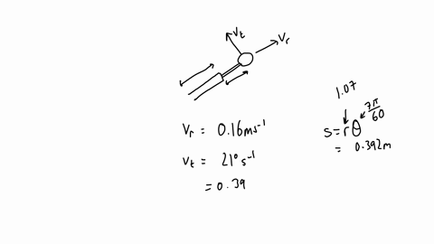 the-robot-arm-is-elevating-and-extending-simultaneously-at-a-given-instant-0-268-0-21-degs-constant-040m016-msand-7-015-mscompute-the-magnitudes-of-the-velocity-v-and-acceleration-aof-the-gr-97094