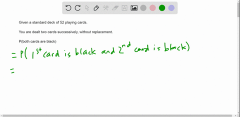 you-are-dealt-two-cards-successively-without-replacement-from-a-shuffled-deck-of-52-playing-cards-find-the-probability-that-both-cards-are-black-47585