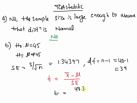 to-test-h_0-mu45-versus-h_1-mu-neq-45-a-simple-random-sample-of-size-n40-is-obtained-a-does-the-po-3-89058