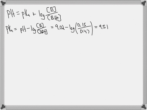 a-buffer-that-contains-015-m-of-a-base-b-and-047-m-of-its-conjugate-acid-bh-has-a-ph-of-902-what-is-the-ph-after-0015-mol-of-naoh-are-added-to-074-l-of-the-solution-78767