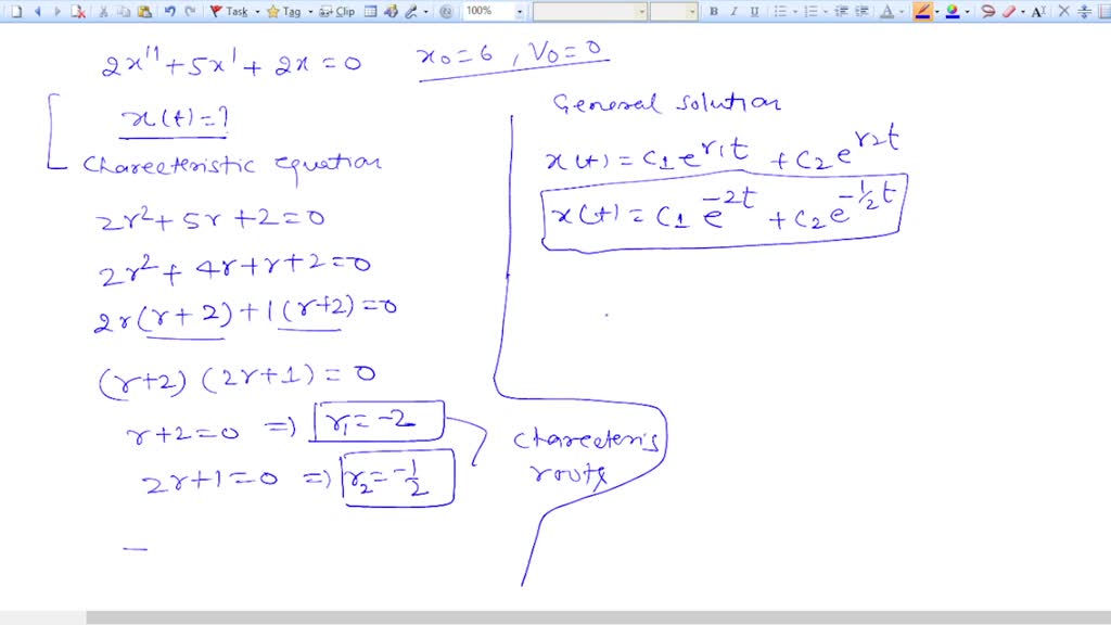 SOLVED: Consider harmonic oscillator with mass m = 1, spring constant k ...