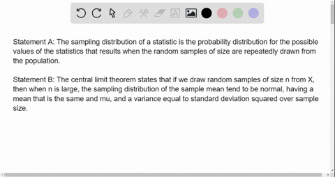 question-22-2-points-true-or-false-statement-a-the-sampling-distribution-of-a-statistic-is-the-probability-distribution-for-the-possible-values-of-the-statistic-that-results-when-the-random-16412