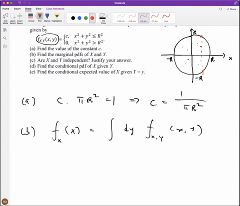 10-pts-a-point-is-chosen-at-random-within-a-circle-of-radius-r-let-the-center-of-the-circle-be-the-origin-let-x-and-y-be-the-coordinates-of-the-point-chosen-the-joint-pdf-of-xand-yis-given-b-88853