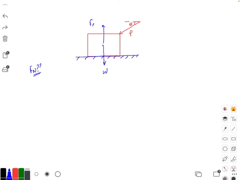 box-of-weight-w-as-shown-in-the-figure-the-push-is-directed-6-a-push-magnitude-acts-0n-and-the-box-remains-rest-the-box-rests-on-a-horizontal-at-an-angle-0-below-the-horizontal-surface-that-04416