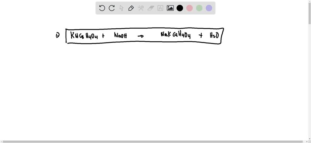 SOLVED: 1. write the balanced chemical reaction between KHP and NaOH ...