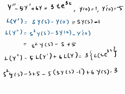 solve-for-ys-the-laplace-transform-of-the-solution-yt-to-the-initial-value-problem-below-y-5y-6y-3te-3t-yo-1y-0-5-click-here-to_view-the-table-of_laplace-transforms-click-here_to-view-the_ta-44053