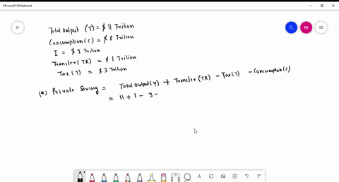 consider-the-following-data-for-a-closed-economy-y-11-trillion-c-8-trillion-i-2-trillion-t-rs-1-trillion-ts-3-trillion-use-these-data-to-calculate-the-following-a-private-saving-b-public-saving-c-gove