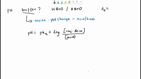 what-is-the-ph-of-a-buffer-made-from-0350-mol-of-hbro-ka-25-x-10-9-and-0100-mol-of-kbro-in-20-l-of-solution-2-3-5-6-8-x100-74962